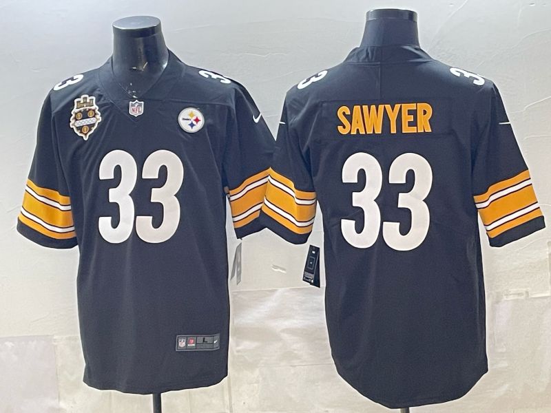 Men 2026 Pittsburgh Steelers #33 Sawyer Black Nike Limited NFL Jersey 03->pittsburgh steelers->NFL Jersey